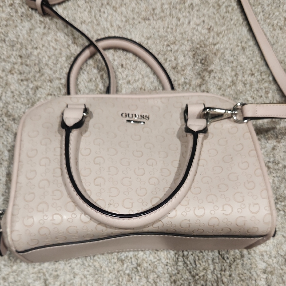 GUESS Light Pink Satchel Bag